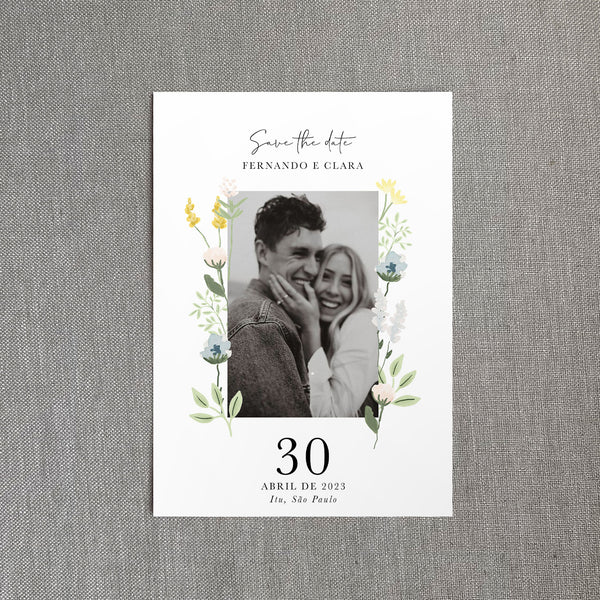 SAVE THE DATE FLORAL